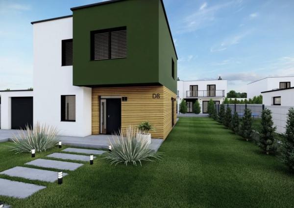 Moderný 4-izbový rodinný dom v obci Rišňovce s garážou.