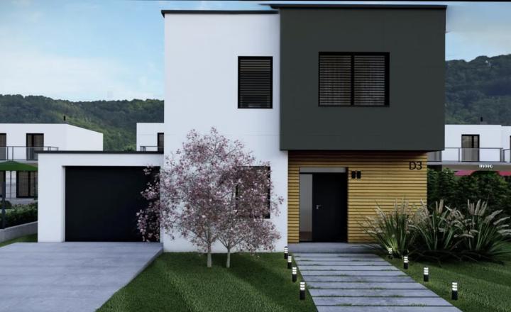 Moderný 4-izbový rodinný dom v obci Rišňovce s garážou. - fotografia 1