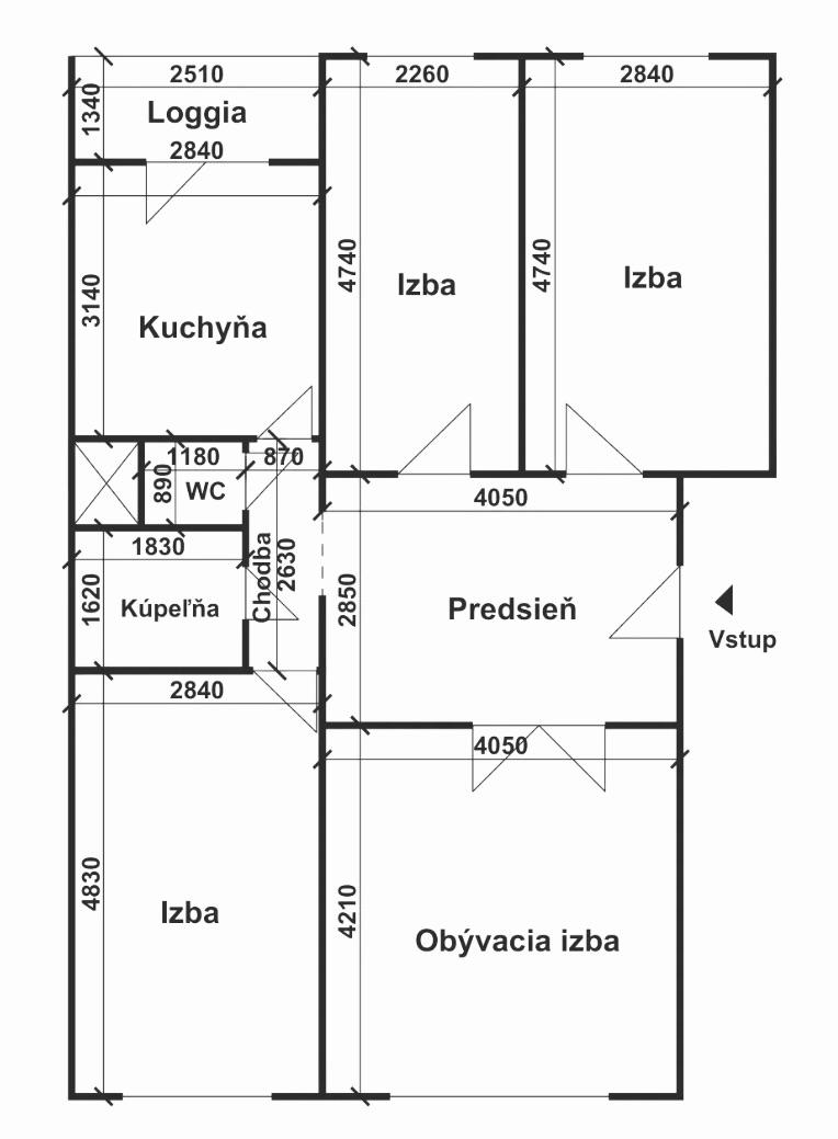 PREDAJ:  4-izbový byt na začiatku Petržalky – Pečnianska ul.