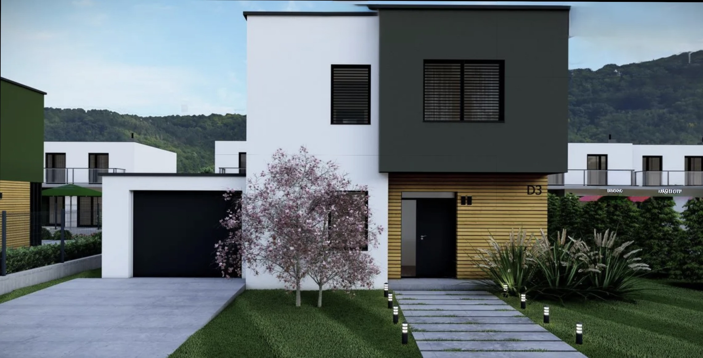 Moderný 4-izbový rodinný dom s garážou.